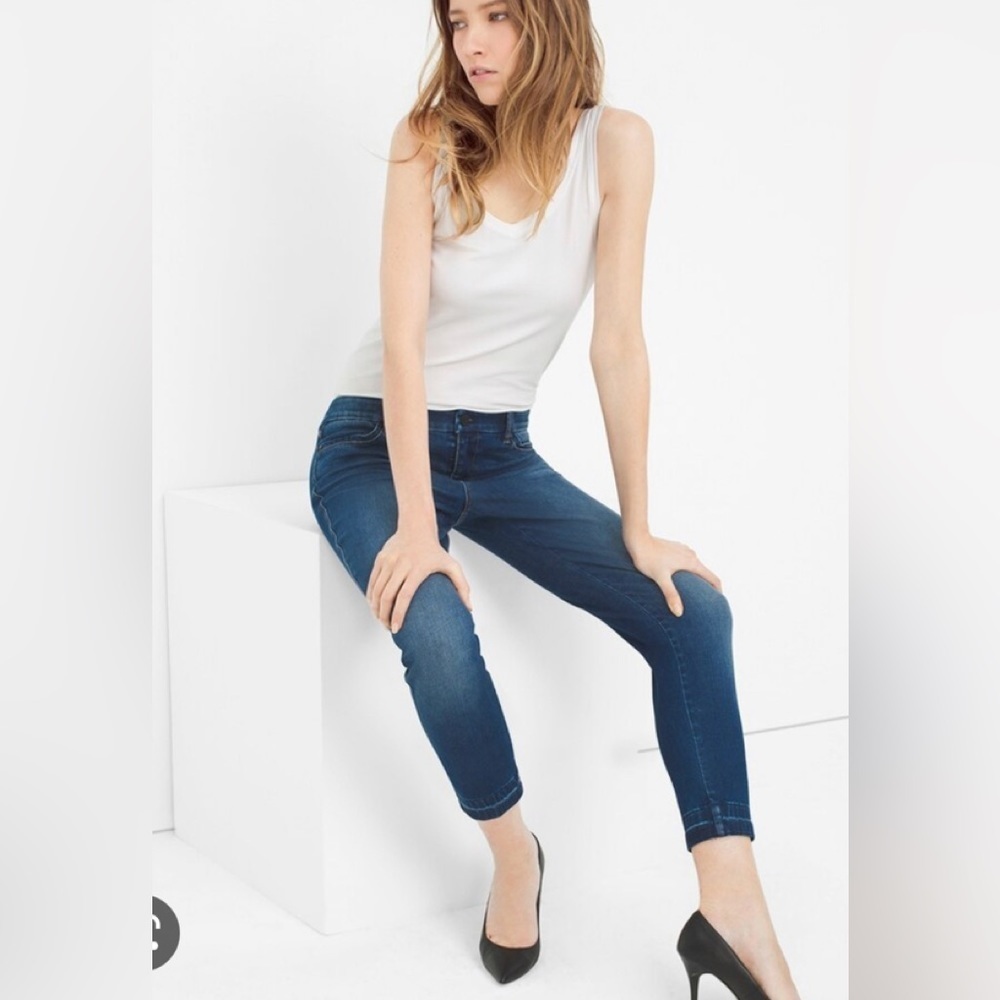 White House Black Market Release Hem Skimmer Jeans